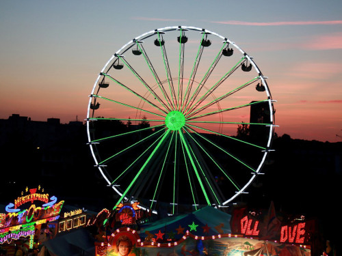 103. Hofer Volksfest Übersichtsaufnahmen vom Dacher der Freiheitshalle  – Foto 23