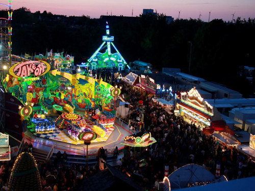 103. Hofer Volksfest Übersichtsaufnahmen vom Dacher der Freiheitshalle  – Foto 27