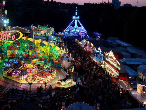 103. Hofer Volksfest Übersichtsaufnahmen vom Dacher der Freiheitshalle  – Foto 29