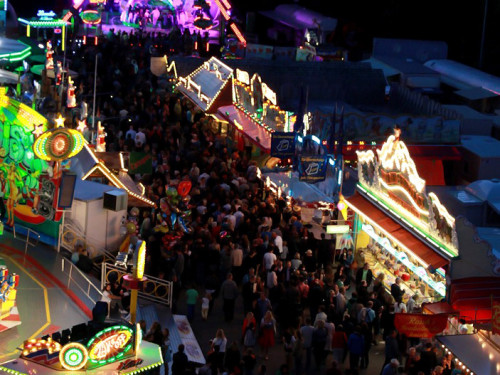 103. Hofer Volksfest Übersichtsaufnahmen vom Dacher der Freiheitshalle  – Foto 30