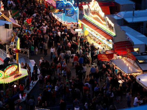 103. Hofer Volksfest Übersichtsaufnahmen vom Dacher der Freiheitshalle  – Foto 31