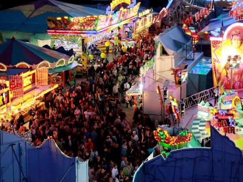 103. Hofer Volksfest Übersichtsaufnahmen vom Dacher der Freiheitshalle  – Foto 41