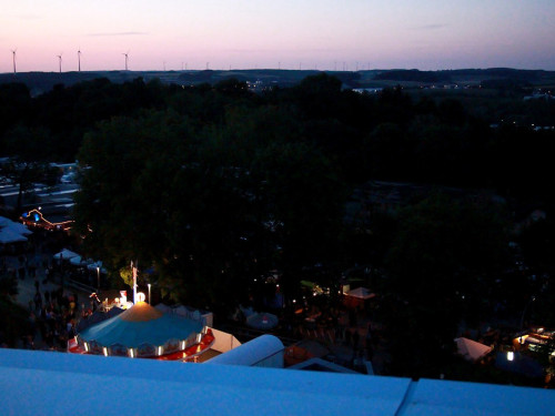 103. Hofer Volksfest Übersichtsaufnahmen vom Dacher der Freiheitshalle  – Foto 43