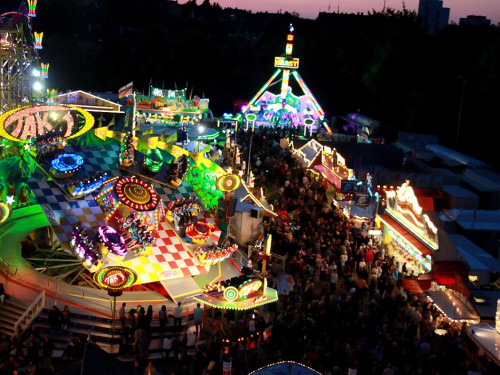 103. Hofer Volksfest Übersichtsaufnahmen vom Dacher der Freiheitshalle  – Foto 44