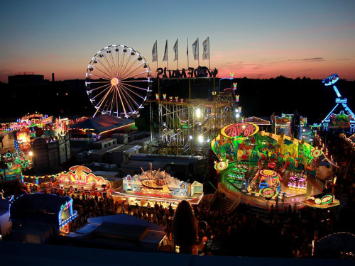 103. Hofer Volksfest Übersichtsaufnahmen vom Dacher der Freiheitshalle  – Foto 47