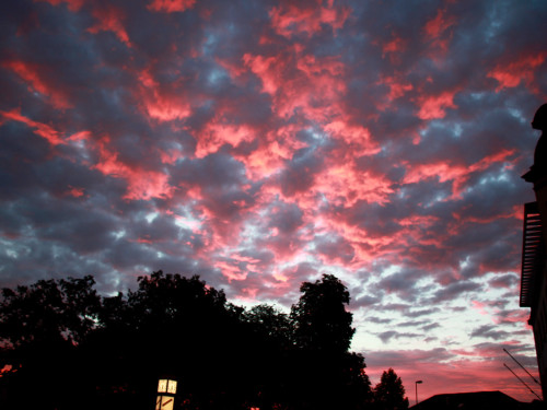 Sonnenaufgang Wolkenbildung – Foto 2