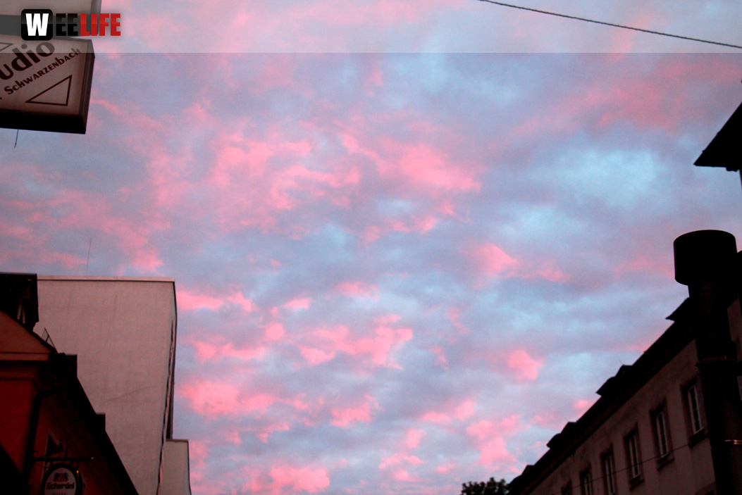 Sonnenaufgang Wolkenbildung