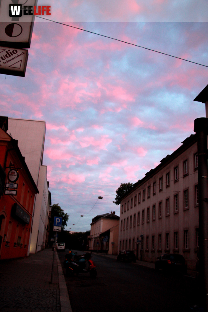 Sonnenaufgang Wolkenbildung