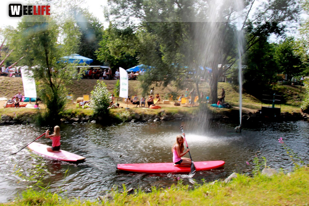 Saaleauenfest Strand- und Biergartenflair