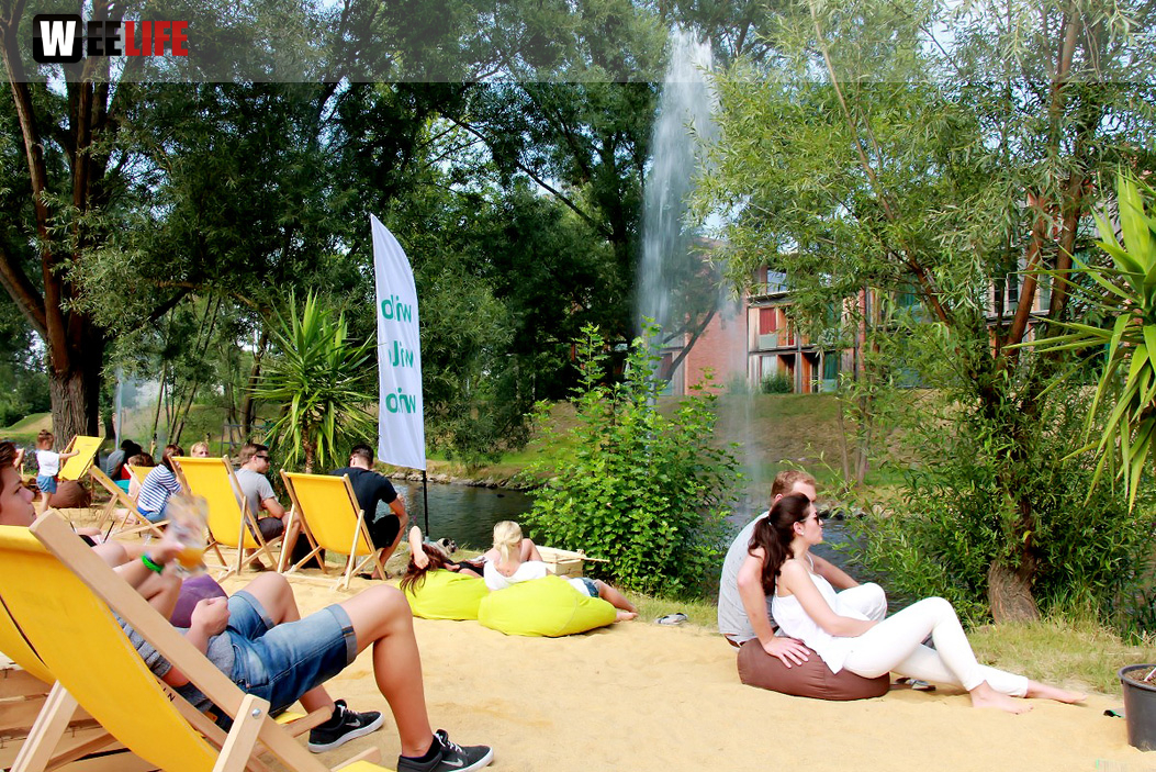Saaleauenfest Strand- und Biergartenflair