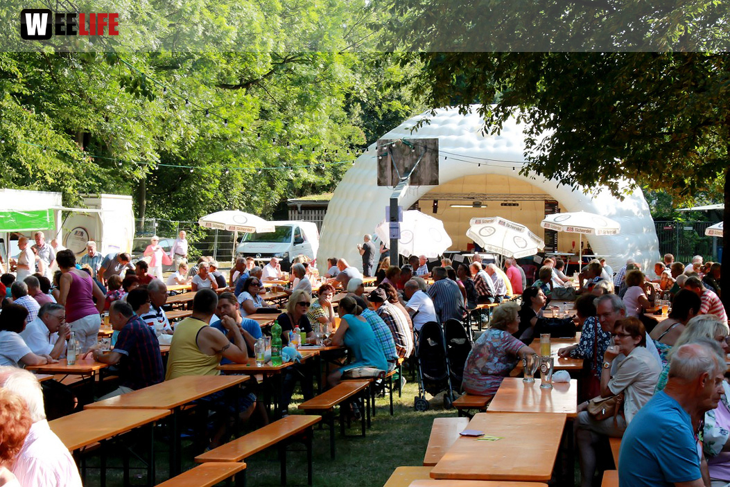 Saaleauenfest Strand- und Biergartenflair