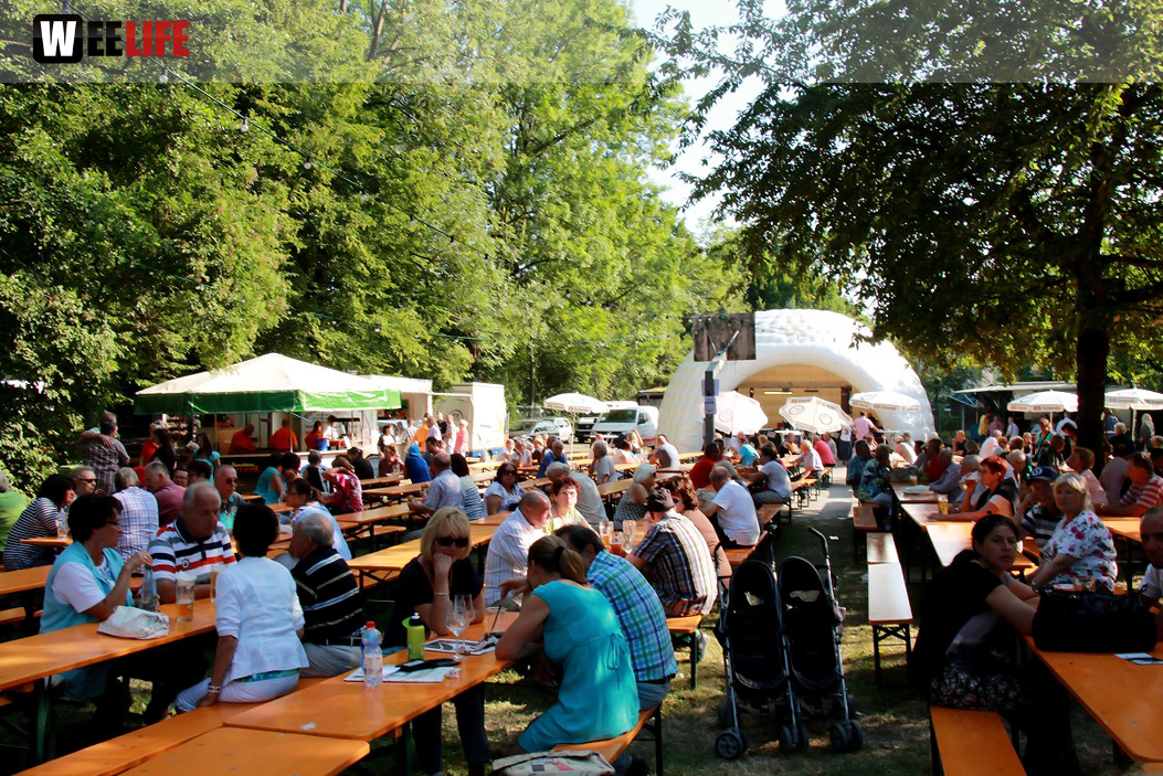 Saaleauenfest Strand- und Biergartenflair