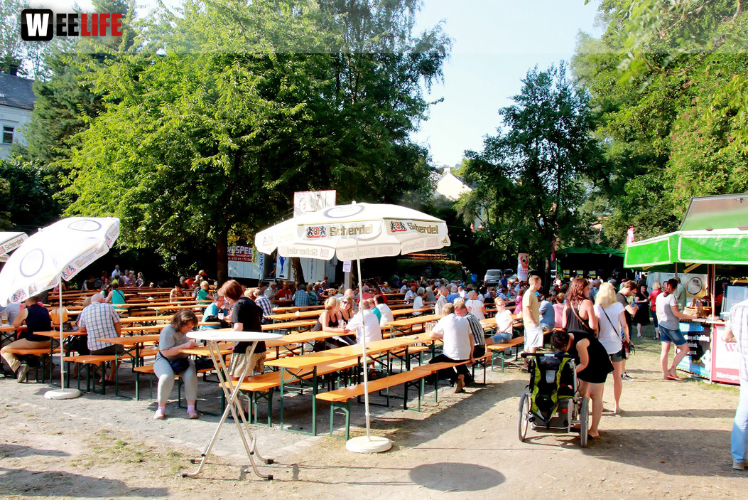 Saaleauenfest Strand- und Biergartenflair