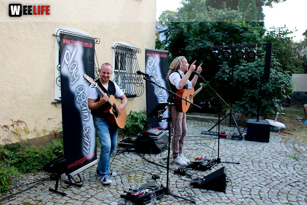 Hof-Konzerte Bogeymen play again sam Dreiklang & Semmel