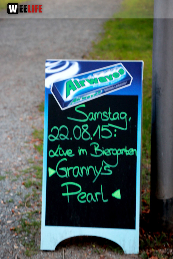 Granny\'s Pearl im Biergarten