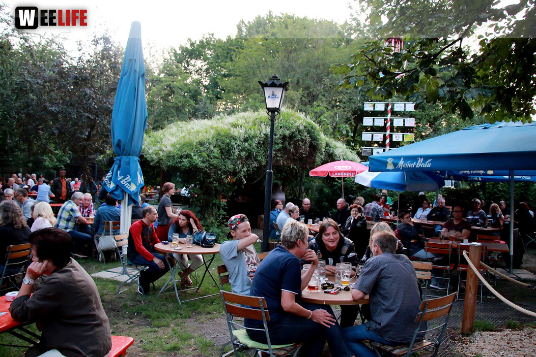 Granny\'s Pearl im Biergarten