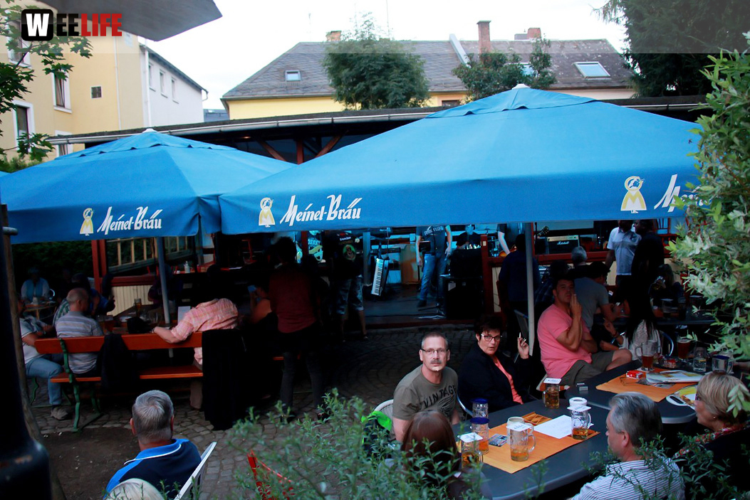Granny\'s Pearl im Biergarten