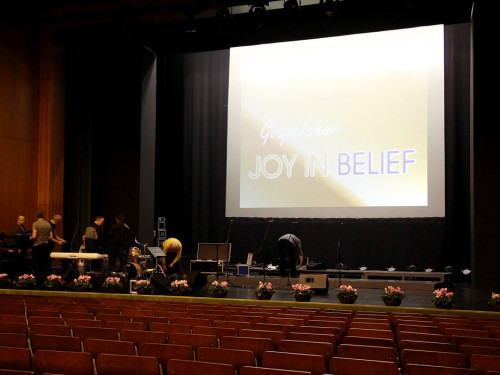 Jubiläumskonzert 15 Jahre Joy in Belief Aufbau Probe – Foto 41