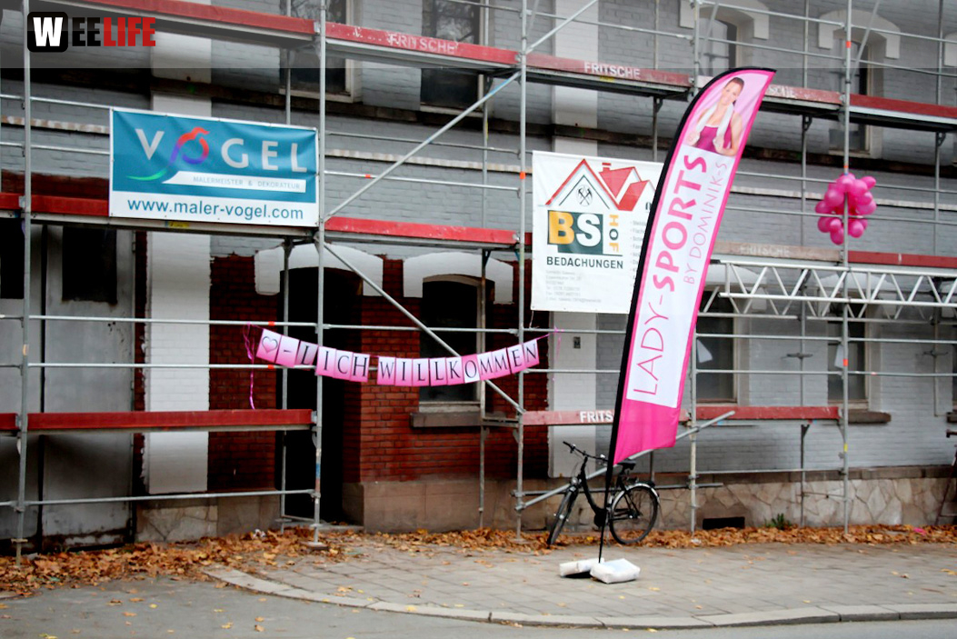 Baustellenparty