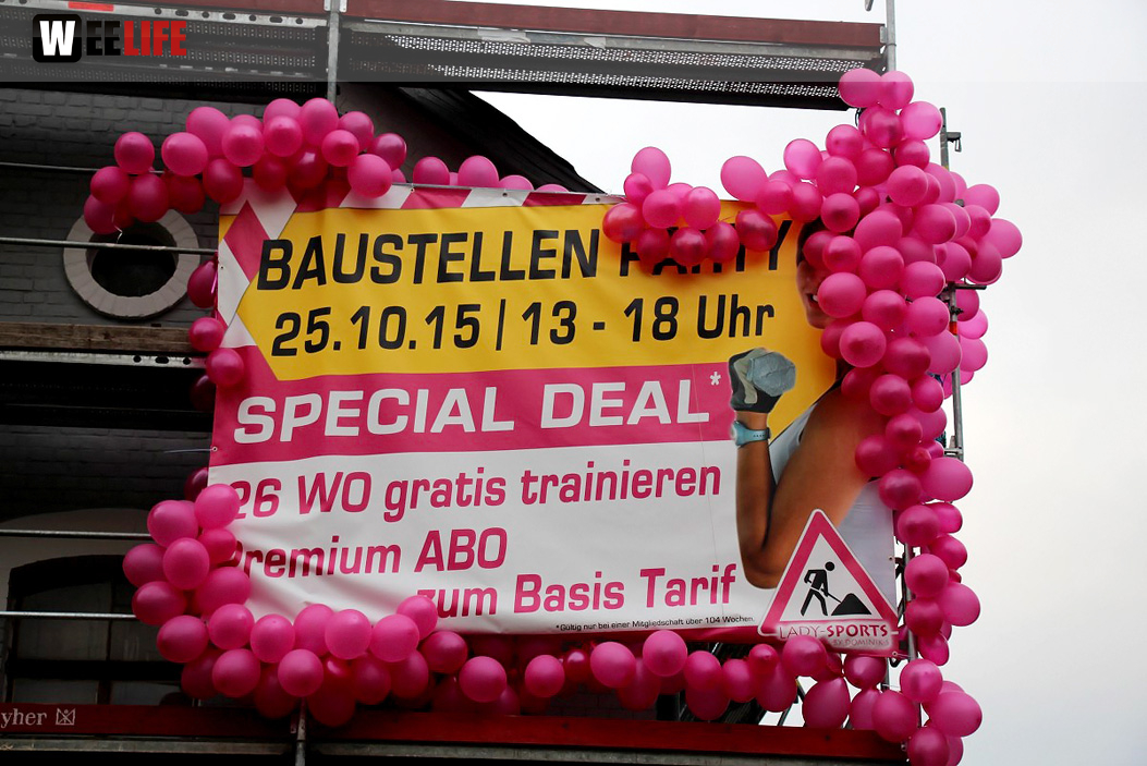 Baustellenparty