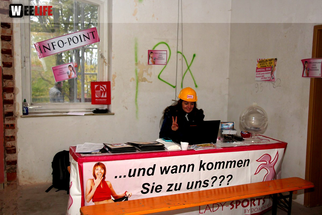 Baustellenparty