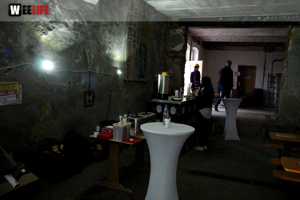 Baustellenparty