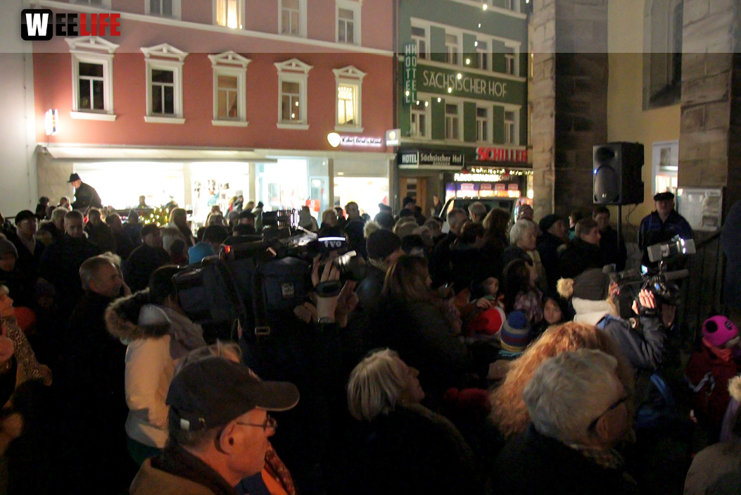 Eröffnung Hofer Weihnachtswelt