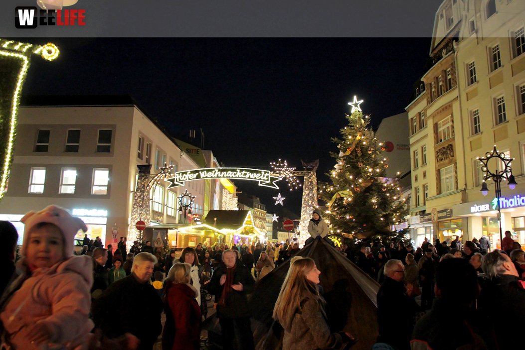 Eröffnung Hofer Weihnachtswelt