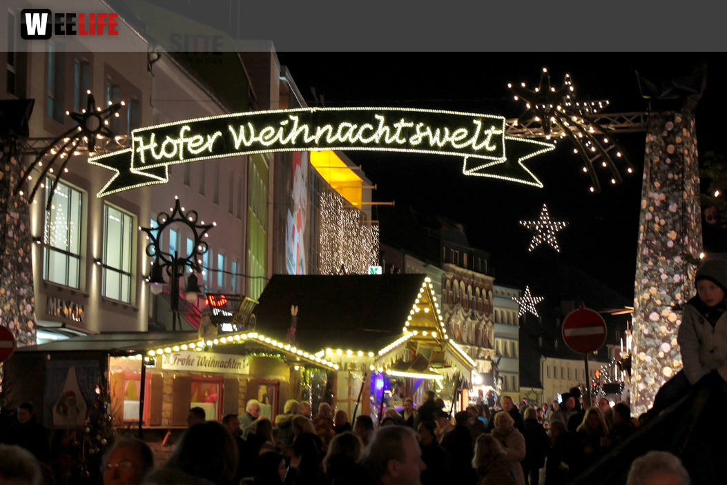 Eröffnung Hofer Weihnachtswelt