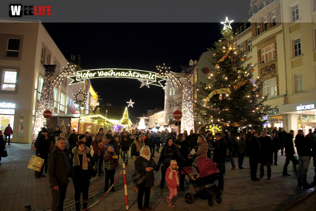 Eröffnung Hofer Weihnachtswelt