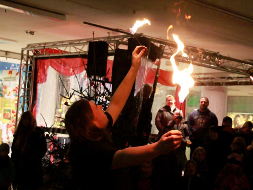Hofer Weihnachtswelt mit Feuerspucker Chariash – Foto 42