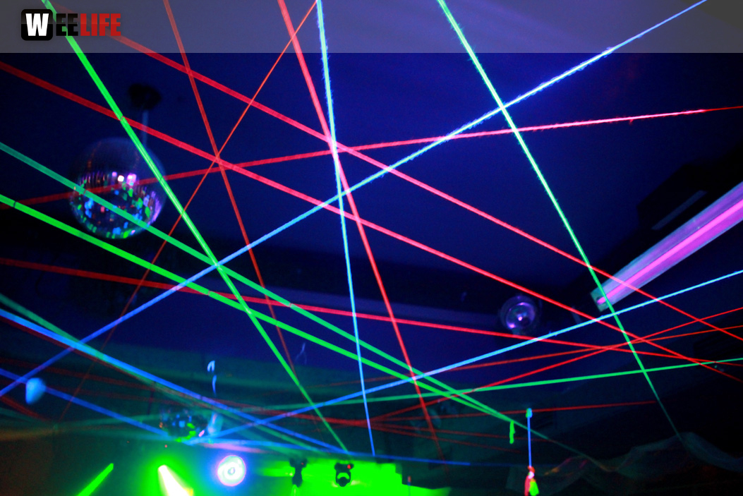 UV Schwarzlicht Party