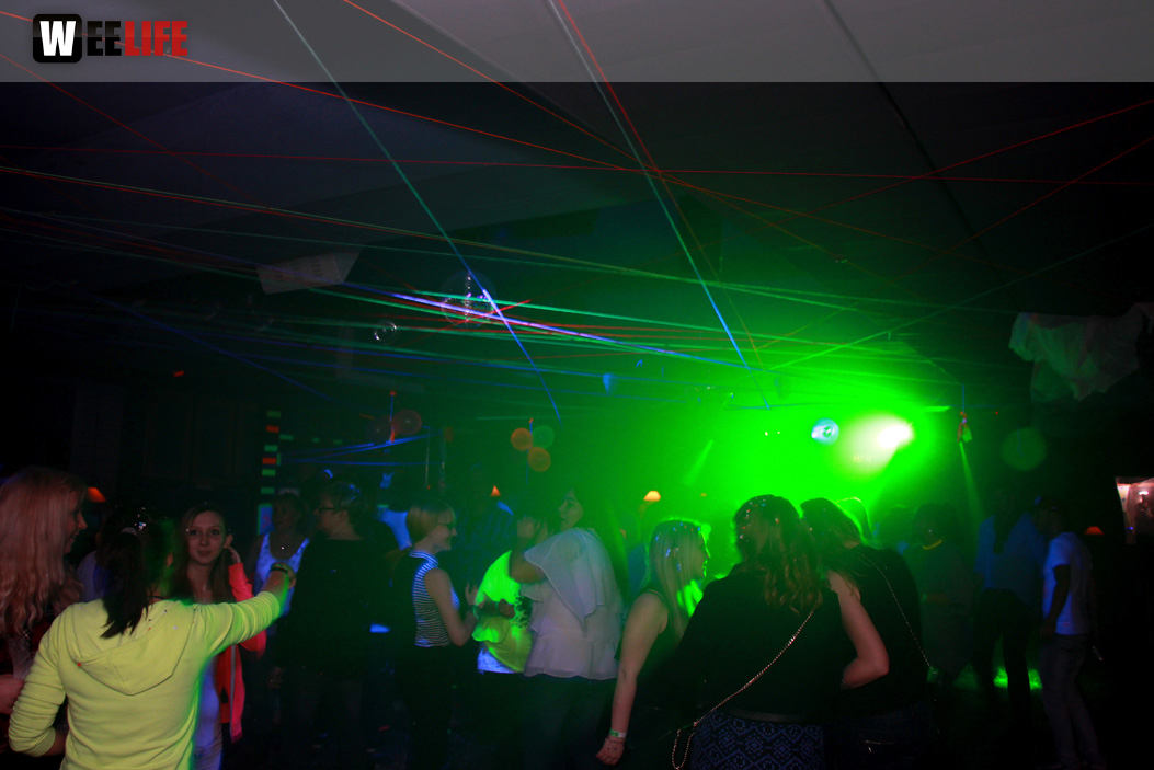 UV Schwarzlicht Party