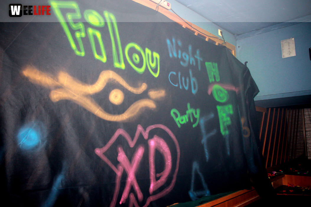 UV Schwarzlicht Party