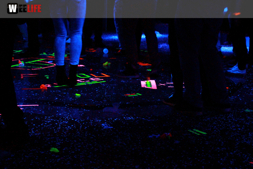 UV Schwarzlicht Party