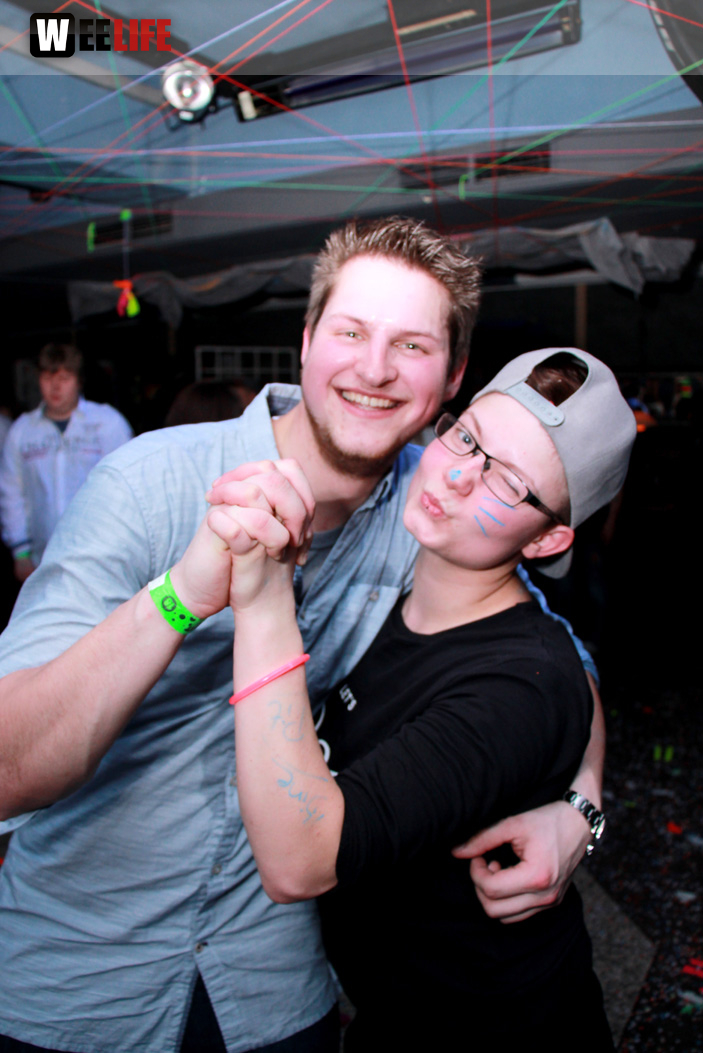 UV Schwarzlicht Party