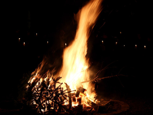 Osternachtsgottesdienst mit OSterfeuer im Park – Foto 25