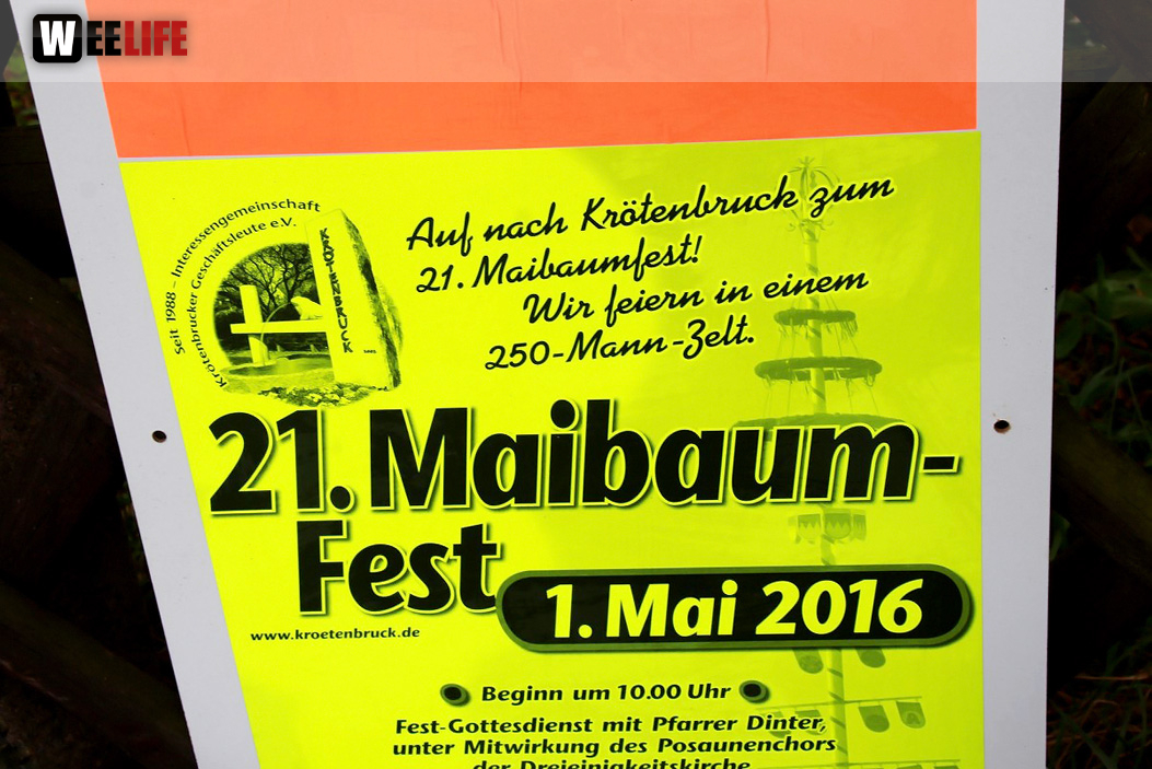 Maibaumfest Krötenbruck 2016