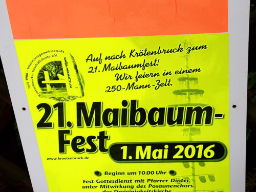 Maibaumfest Krötenbruck 2016 – Foto 2