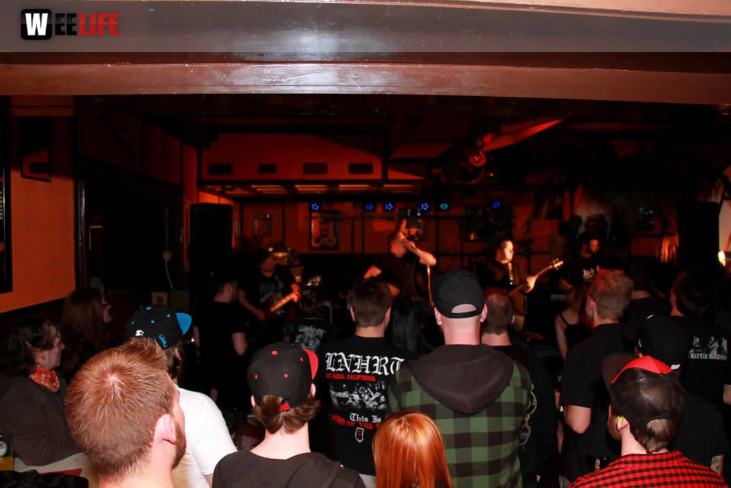 Konzert Mosh Into May III Frogstar Battle Machine Pesterous Mind Heressiah