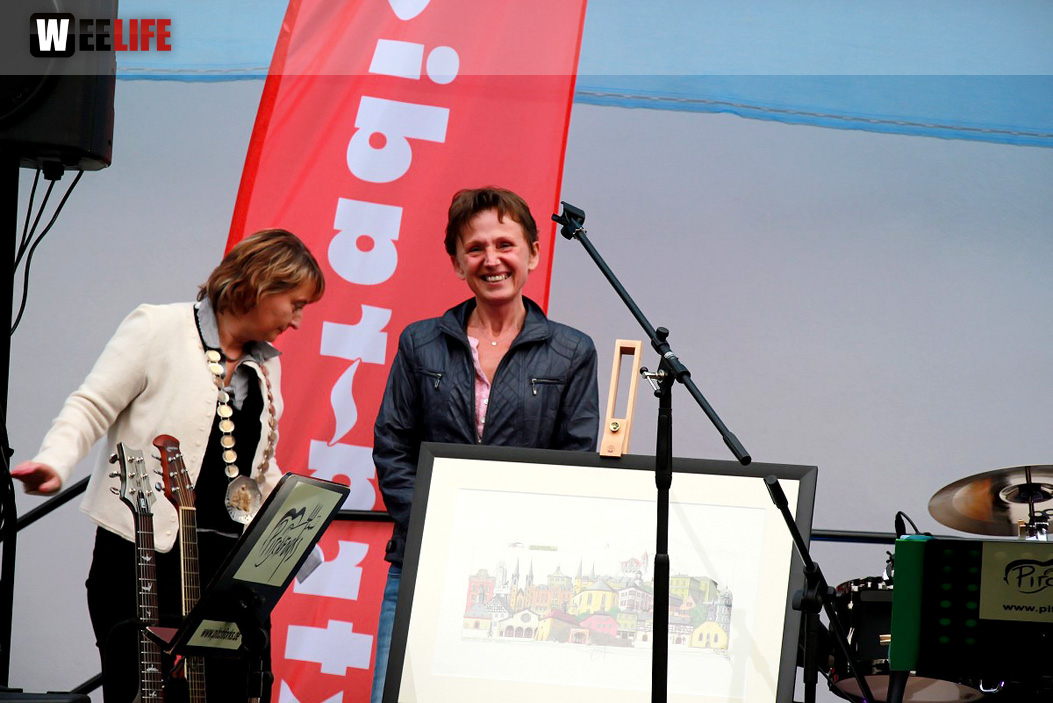 Enthüllung der Hofer Collage 1. Hofer Bürger- und Stadtfest