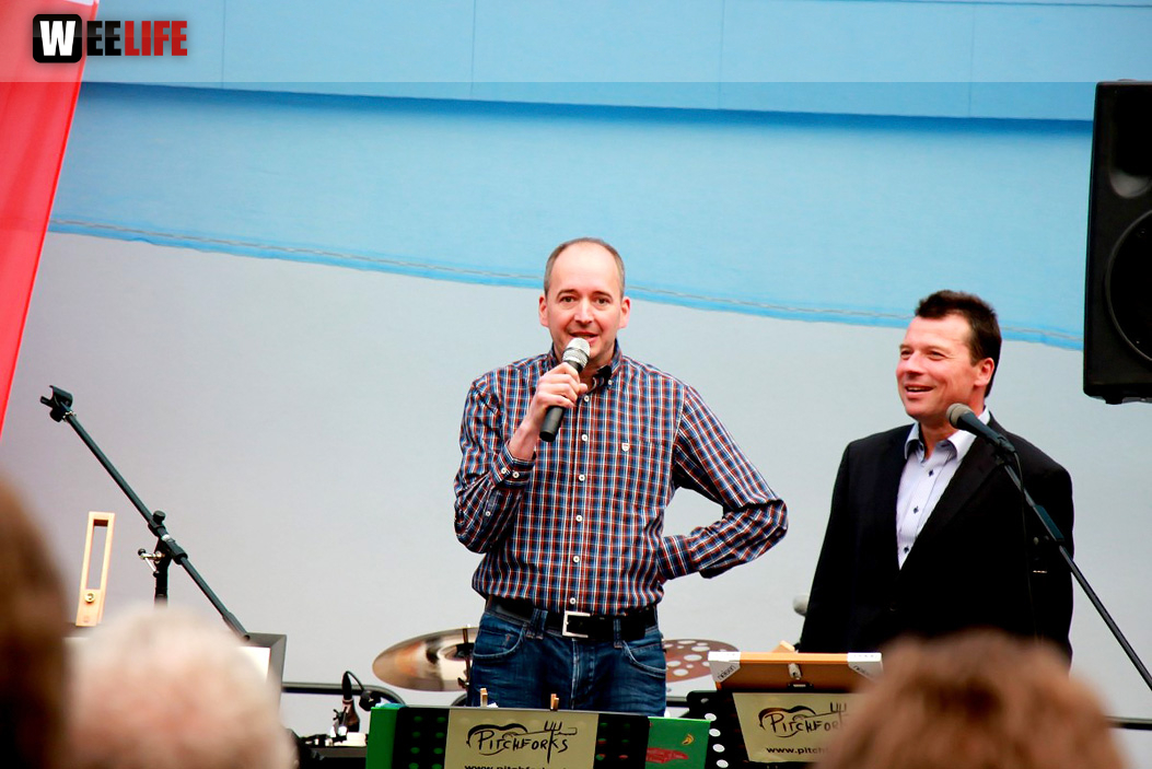 Enthüllung der Hofer Collage 1. Hofer Bürger- und Stadtfest