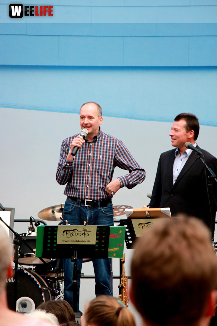 Enthüllung der Hofer Collage 1. Hofer Bürger- und Stadtfest