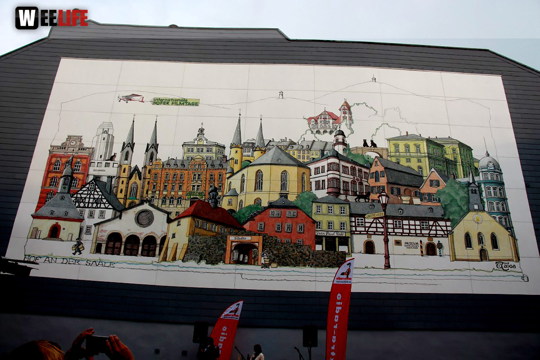 Enthüllung der Hofer Collage 1. Hofer Bürger- und Stadtfest