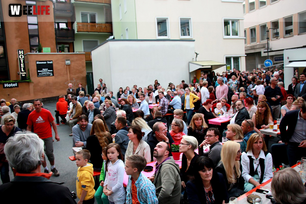 Enthüllung der Hofer Collage 1. Hofer Bürger- und Stadtfest