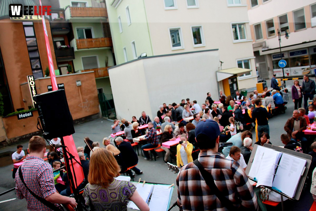 1. Hofer Bürger- und Stadtfest  Kaufhof Parklplatz