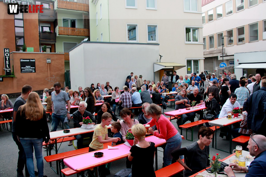 1. Hofer Bürger- und Stadtfest  Kaufhof Parklplatz