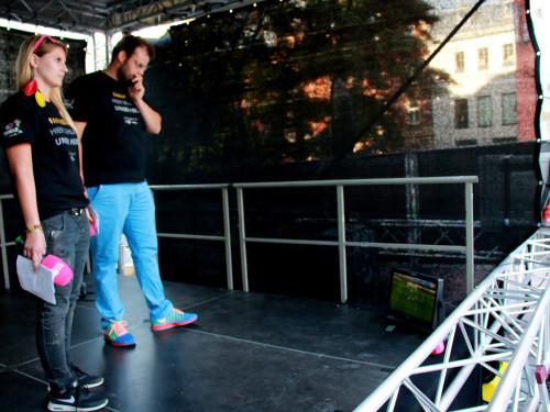 Public Viewing EM Deutschland Slowakei Euroherz Fanmeile  – Foto 34