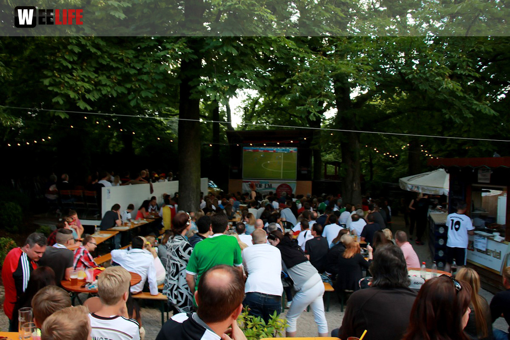 Public Viewing EM Deutschland Slowakei ParkCafe 