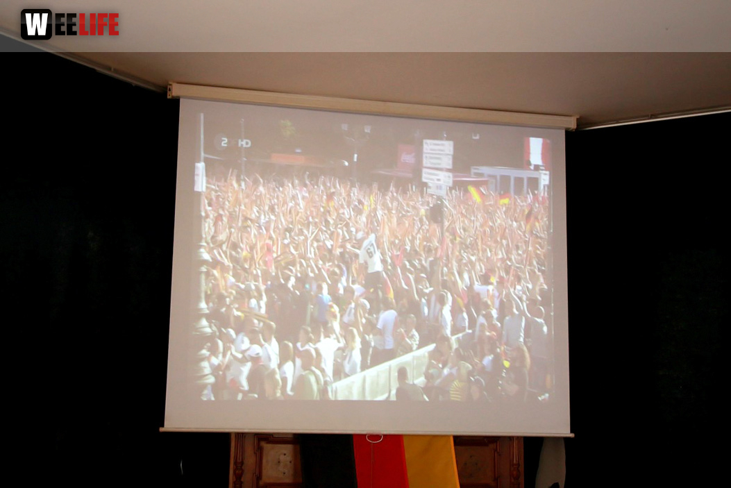 Public Viewing EM Deutschland Slowakei Trompeter,Buttler\'s